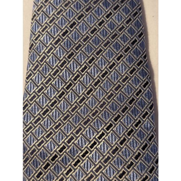 Patek Philippe Pour Ermenegildo Zegna Blue Pattern Silk Tie Limited Edition 2005 - Picture 8 of 12